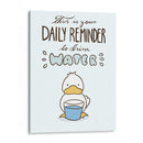 Recordatorio para tomar agua - Maita San | Cuadro decorativo de Canvas Lab