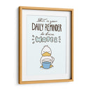 Recordatorio para tomar agua - Maita San | Cuadro decorativo de Canvas Lab