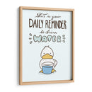 Recordatorio para tomar agua - Maita San | Cuadro decorativo de Canvas Lab