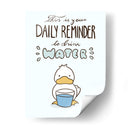 Recordatorio para tomar agua - Maita San | Cuadro decorativo de Canvas Lab