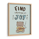 Encuentra lo que te trae felicidad - Maita San | Cuadro decorativo de Canvas Lab