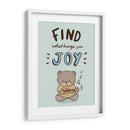 Encuentra lo que te trae felicidad - Maita San | Cuadro decorativo de Canvas Lab