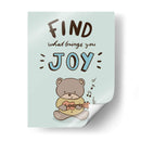Encuentra lo que te trae felicidad - Maita San | Cuadro decorativo de Canvas Lab