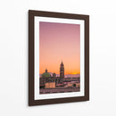 Atardecer Dorado sobre San Agustín, Morelia – Un Horizonte Atemporal. - Nosion | Cuadro decorativo de Canvas Lab
