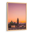 Atardecer Dorado sobre San Agustín, Morelia – Un Horizonte Atemporal. - Nosion | Cuadro decorativo de Canvas Lab