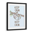 Mantén la calma y mantén la calma - Maita San | Cuadro decorativo de Canvas Lab