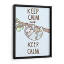 Mantén la calma y mantén la calma - Maita San | Cuadro decorativo de Canvas Lab