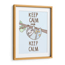 Mantén la calma y mantén la calma - Maita San | Cuadro decorativo de Canvas Lab