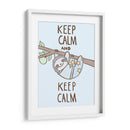 Mantén la calma y mantén la calma - Maita San | Cuadro decorativo de Canvas Lab