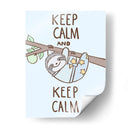 Mantén la calma y mantén la calma - Maita San | Cuadro decorativo de Canvas Lab