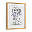 Aprende a descansar, no a rendirte - Maita San | Cuadro decorativo de Canvas Lab