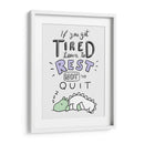 Aprende a descansar, no a rendirte - Maita San | Cuadro decorativo de Canvas Lab