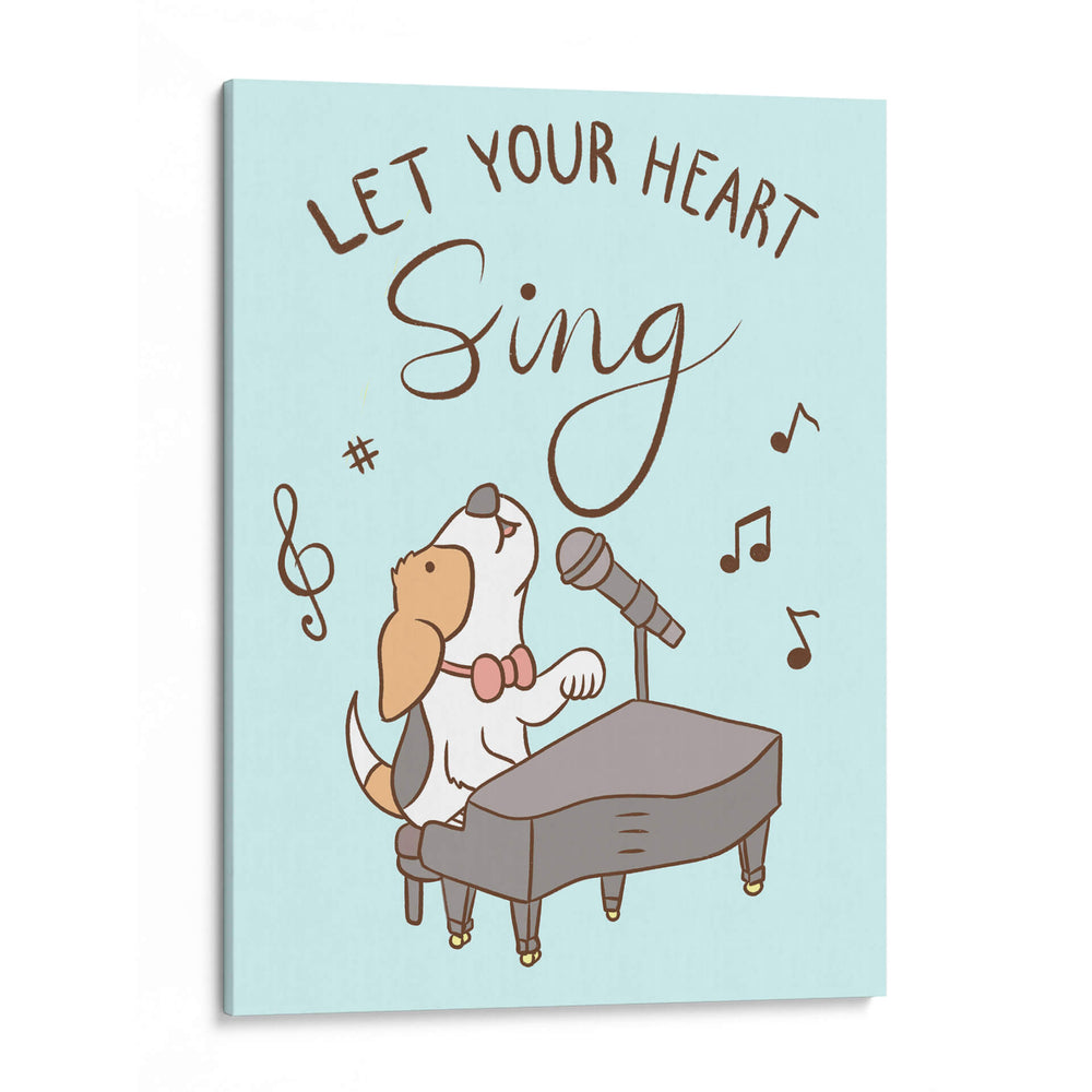 Deja que tu corazón cante - Maita San | Cuadro decorativo de Canvas Lab