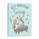 Deja que tu corazón cante - Maita San | Cuadro decorativo de Canvas Lab