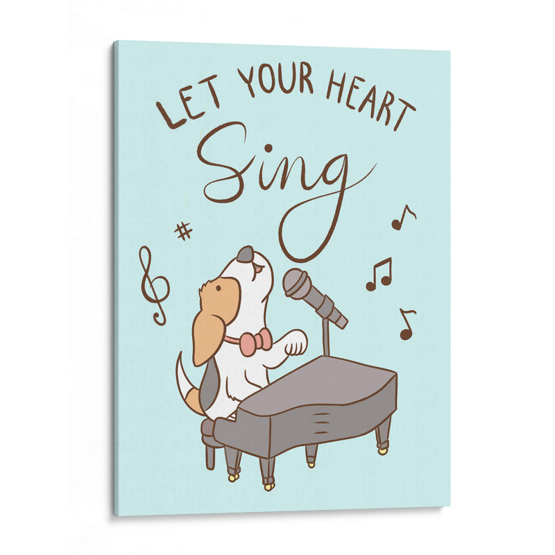 Deja que tu corazón cante - Maita San | Cuadro decorativo de Canvas Lab