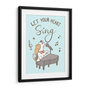 Deja que tu corazón cante - Maita San | Cuadro decorativo de Canvas Lab