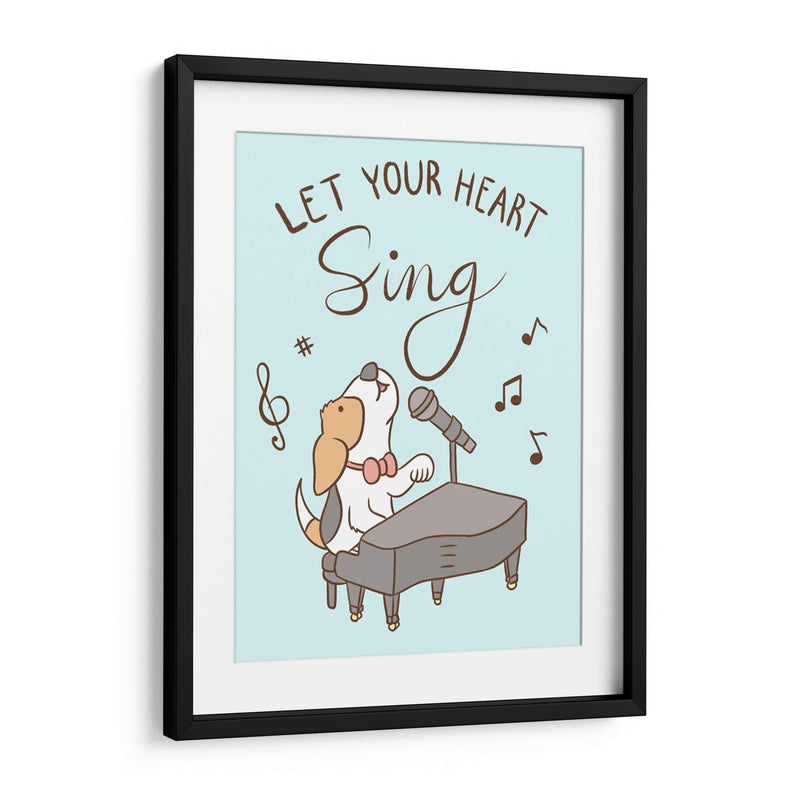 Deja que tu corazón cante - Maita San | Cuadro decorativo de Canvas Lab