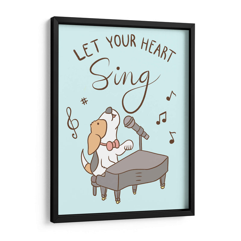 Deja que tu corazón cante - Maita San | Cuadro decorativo de Canvas Lab