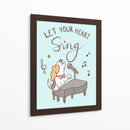 Deja que tu corazón cante - Maita San | Cuadro decorativo de Canvas Lab