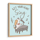 Deja que tu corazón cante - Maita San | Cuadro decorativo de Canvas Lab