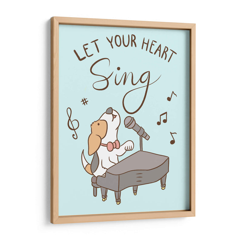 Deja que tu corazón cante - Maita San | Cuadro decorativo de Canvas Lab