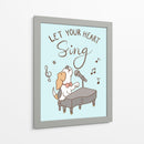 Deja que tu corazón cante - Maita San | Cuadro decorativo de Canvas Lab
