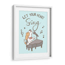 Deja que tu corazón cante - Maita San | Cuadro decorativo de Canvas Lab