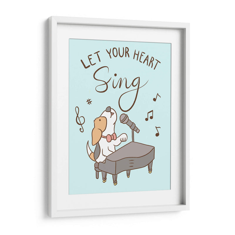 Deja que tu corazón cante - Maita San | Cuadro decorativo de Canvas Lab