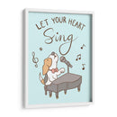 Deja que tu corazón cante - Maita San | Cuadro decorativo de Canvas Lab