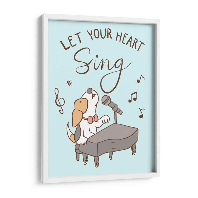 Deja que tu corazón cante - Maita San | Cuadro decorativo de Canvas Lab