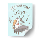 Deja que tu corazón cante - Maita San | Cuadro decorativo de Canvas Lab