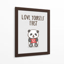 Love yourself first - Maita San | Cuadro decorativo de Canvas Lab