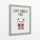 Love yourself first - Maita San | Cuadro decorativo de Canvas Lab