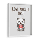 Love yourself first - Maita San | Cuadro decorativo de Canvas Lab
