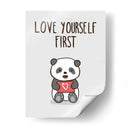 Love yourself first - Maita San | Cuadro decorativo de Canvas Lab