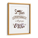 Small steps everyday will get you far - Maita San | Cuadro decorativo de Canvas Lab