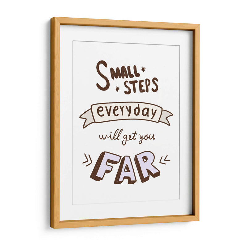 Small steps everyday will get you far - Maita San | Cuadro decorativo de Canvas Lab