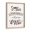Small steps everyday will get you far - Maita San | Cuadro decorativo de Canvas Lab
