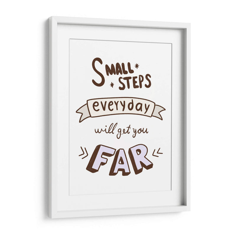 Small steps everyday will get you far - Maita San | Cuadro decorativo de Canvas Lab