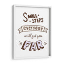 Small steps everyday will get you far - Maita San | Cuadro decorativo de Canvas Lab