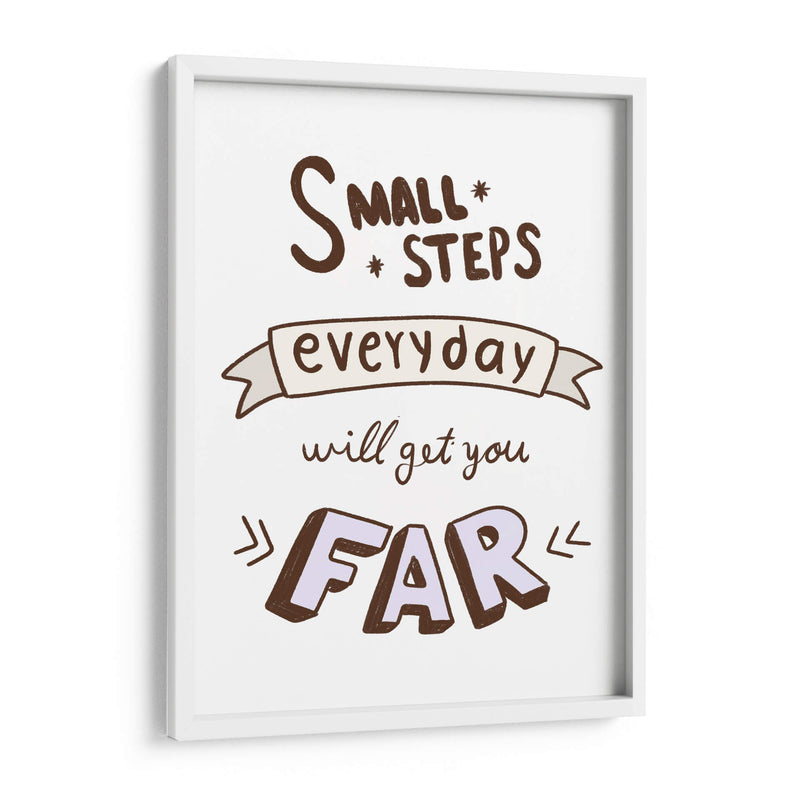 Small steps everyday will get you far - Maita San | Cuadro decorativo de Canvas Lab