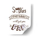 Small steps everyday will get you far - Maita San | Cuadro decorativo de Canvas Lab