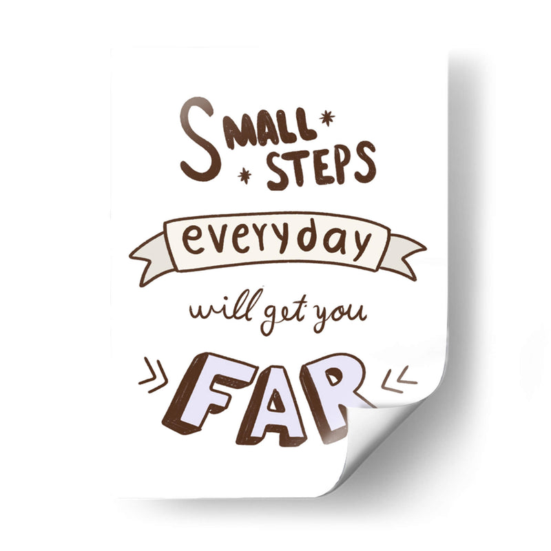 Small steps everyday will get you far - Maita San | Cuadro decorativo de Canvas Lab