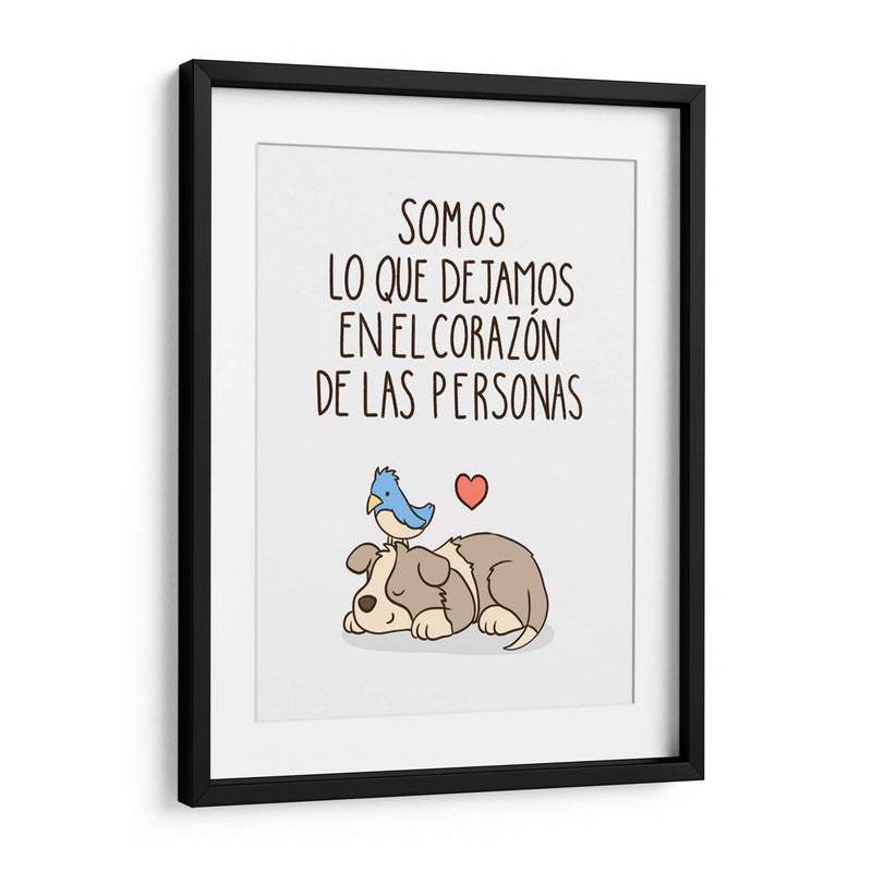 Somos lo que dejamos en el corazón de las personas - Maita San | Cuadro decorativo de Canvas Lab