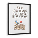 Somos lo que dejamos en el corazón de las personas - Maita San | Cuadro decorativo de Canvas Lab