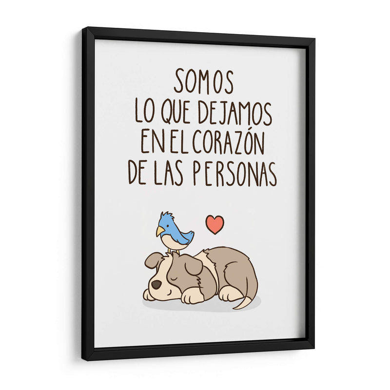 Somos lo que dejamos en el corazón de las personas - Maita San | Cuadro decorativo de Canvas Lab