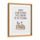 Somos lo que dejamos en el corazón de las personas - Maita San | Cuadro decorativo de Canvas Lab