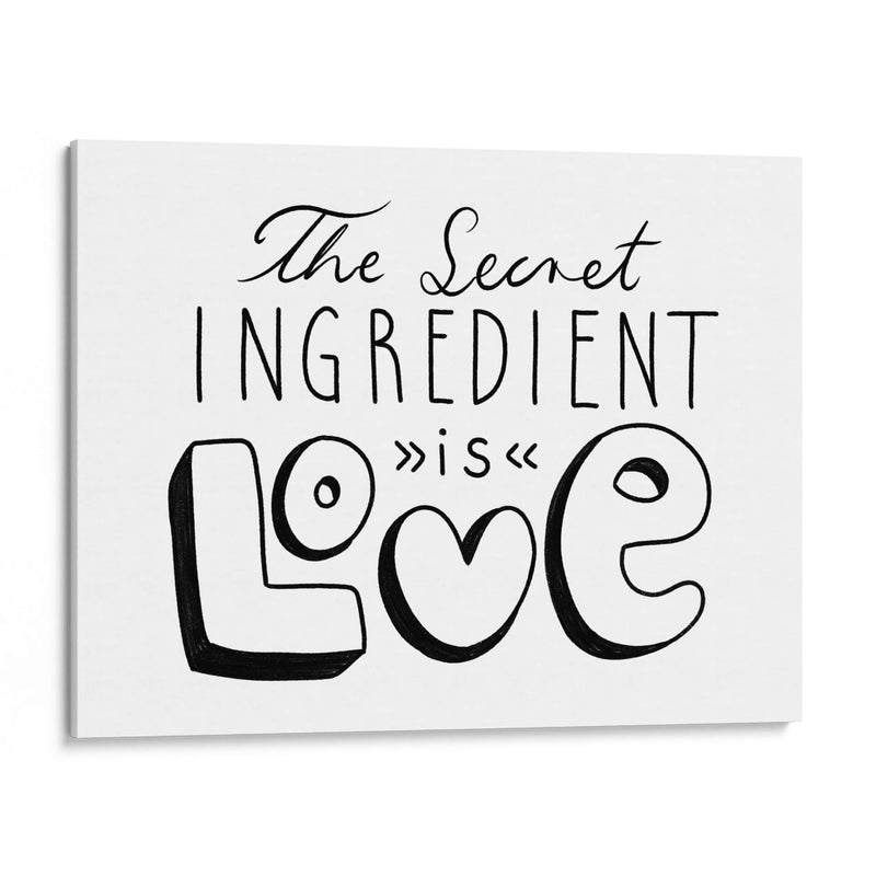 The secret ingredient is love - Maita San | Cuadro decorativo de Canvas Lab
