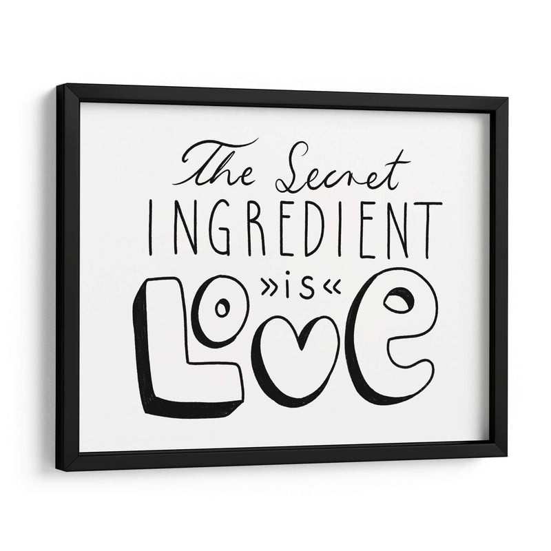 The secret ingredient is love - Maita San | Cuadro decorativo de Canvas Lab