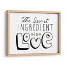 The secret ingredient is love - Maita San | Cuadro decorativo de Canvas Lab